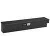 Gloss Black Diamond Plate Aluminum Truck Side Tool Box- 60 Inch