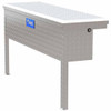 Bright Diamond Plate Aluminum Low Profile Truck Side Tool Box W/ Legs- 48 Inch