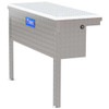 Bright Diamond Plate Aluminum Low Profile Truck Side Tool Box W/ Legs- 36 Inch