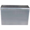 Diamond Plate Aluminum Step Saddle Box 36 x 25 x 28 Inch W/ Polished Side/Back Panels