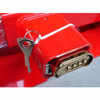 Heavy Duty Powder-Coated Steel Cargo Door Lock With Combination Lock