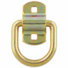 3 X 3 Inch Yellow Zinc-Plated Surface-Mounted Tie-Down D-Ring - 11,000 Lbs. Max Capacity