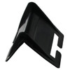 3.75 X 3.25 Inch Black Plastic Corner Protector For 2 Inch Straps - Set Of 10