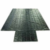 Black Vinyl Lightweight Lumbar Tarp 26 X 20 Ft With 6 Foot Drop