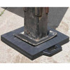 Rubber Outrigger Pad 2 X 18 X 18 Inch Protects Surfaces From Heavy Equipment