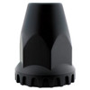 33MM X 2.75 Inch Black Thread-On Flat Spike Nut Cover With Flange