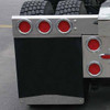 24 Inch Stainless Steel Mud Flap Weights W/ Bolted Angled Bottom by TPHD