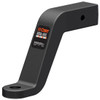 Commercial Duty Ball Mount W/ 1.25 Inch Hole, 6.5 Inch Rise Or 8 Inch Drop For 2.5 Inch Receiver Tube - 20K Lbs. GTW