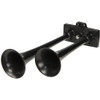 Hadley 15 Inch Black Zinc Dual Bully Horn W/ 1/4 Inch NPT Connection