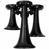 Train Horn Black Heavy Duty 3 Bell Stacked by BESTfit Train Horn Black Heavy Duty 3 Bell Stacked by BESTfit