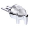 Chrome Plated Train Whistle, 5 1/2 x 5 x 13 1/8 Inch