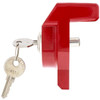 Heavy Duty Red Aluminum Glad Hand Trailer Lockout Device - Keyed Alike