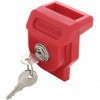 Heavy Duty Red Plastic Glad Hand Trailer Lockout Device - Keyed Individually