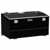 Gloss Black Diamond Plate Aluminum 75 Gallon Transfer Tank