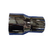 BESTfit 5 ID X 4 ID X 8 Inch Chrome Exhaust Pipe Reducer