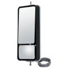 Stainless Steel Motorized Dual Vision Heated, Lighted West Coast Mirror