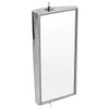 Stainless Steel PS Heated Motorized Mirror W/ Light, Aero Style - Passenger Side