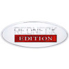 7.875 X 3.25 Inch Oval Chrome-Plated Die Cast Redneck Edition Accent Emblem