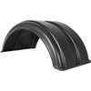 Full Radius Poly Fender W/ Integrated Molded Ribs For 18 To 19.5 Inch Dual Wheels