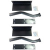 Hogebuilt Black Steel Rear Fender Brackets For Half Fenders