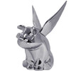 Winged Pig Hood Ornament Chrome