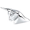 Long Horn Bull Hood Ornament Chrome Long Horn Bull Hood Ornament Chrome