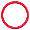 18 Inch Red Vinyl Half Wrap Steering Wheel Cover