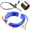 Isspro 2-1/16 Inch Pyrometer Kit 0-1800F W/ Chrome Bezel, Black Face, Red Pointer, 10 Ft. Wiring