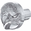 Chrome 3D Eagle Face Air Valve Knob
