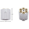 Chrome Gun Barrel Small Dash Knob