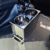 9 X 8.5 X 4.25 Inch Stainless Steel Dual Cup Holder