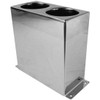 9 X 8.5 X 4.25 Inch Stainless Steel Dual Cup Holder