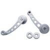 Billet Aluminum Aircraft Style Window Crank Kit W/ Stainless Steel Screws & Hex Wrench