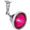 Vintage Anti-Glare Interior Light W/ Chrome Plated Housing And Purple Lens