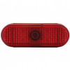 Oval Crystal Stop, Turn & Tail Light - Red Lens