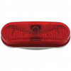 Oval Crystal Stop, Turn & Tail Light - Red Lens