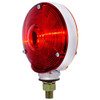 Double Face Turn Signal Light W/ 1157 Bulb - Amber Front / Red Back Double Face Turn Signal Light W/ 1157 Bulb - Amber Front / Red Back