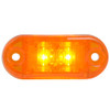 Amber Oval LED Marker Light - Small