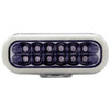 Chrome 12 LED Auxiliary Light - White Led/ Clear Lens