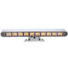 10 LED Dual Function 3rd Brake Light W/ Chrome Swivel Pedestal Base - Amber LED / Clear Lens