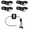 Bluetooth RGB Multi-Color 500 Lumen LED Rock Light - 4 Piece