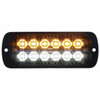 12 High Power LED Super Thin Warning Light - Amber LED & White LED