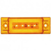 16 LED Rectangular Glo-Light Clearance Marker Light, 11/16 Inch - Amber LED / Amber Lens