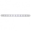 9 Inch 10 LED Auxiliary Light Bar - White LED / Clear Lens