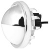 Chrome Round White LED License Plate Light, 1 Diode
