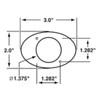 Amber P3 LED Bullet Pigtail Light Amber Lens