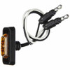 3 Diode Clearance Rectangular Marker Light W/ Yellow Amber Lens & Adhesive Mount