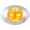 Amber P3 LED Bullet Pigtail Light Clear Lens