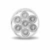 2 Inch 7 Diode Round Marker Light Amber LED / Clear Lens