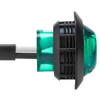 Maxxima 3 Diode Bulkhead Light - Green LED / Clear Lens